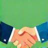 Illustration of a handshake