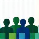 Illustration of people in a training session